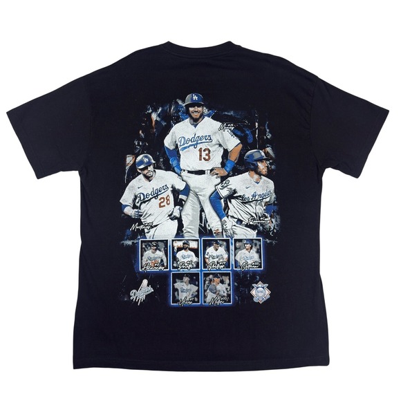 Cisco Pretty Boy Other - Cisco Pretty Boy Los Angeles Dodgers Graphic T-Shirt Mens Large Black MLB LA Tee